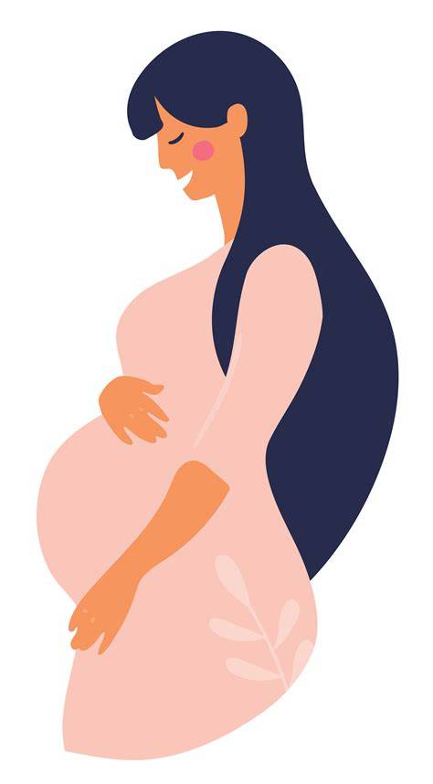 ilustrační foto těhotné ženy s důrazem na úsměv
