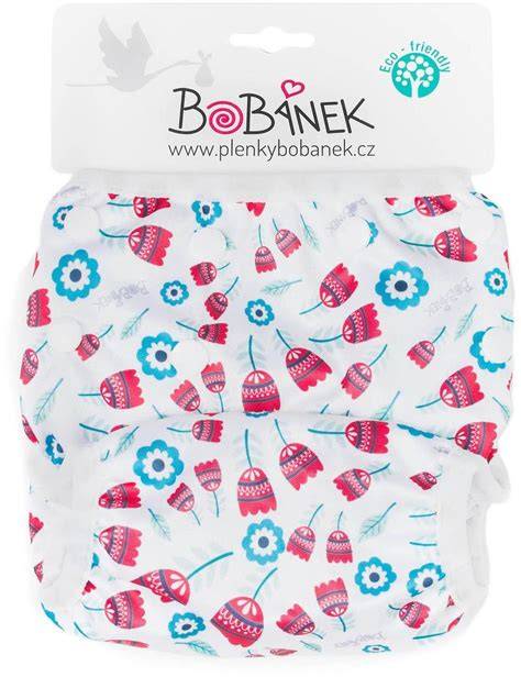 Technická schéma AIO plenky Bobánek: vnější PUL, vnitřní bambusový polyester