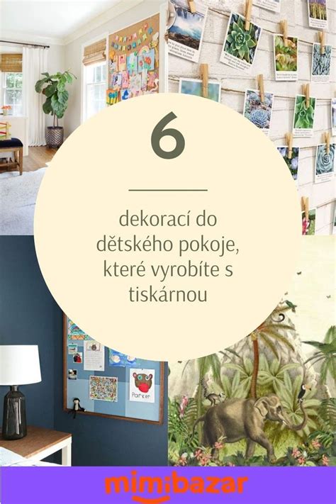 Příklady ručně vyráběných dárků a stylových dekorací do dětského pokoje