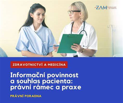 Infografika: Přehled práv pacientek během porodu a procesy informovaného souhlasu