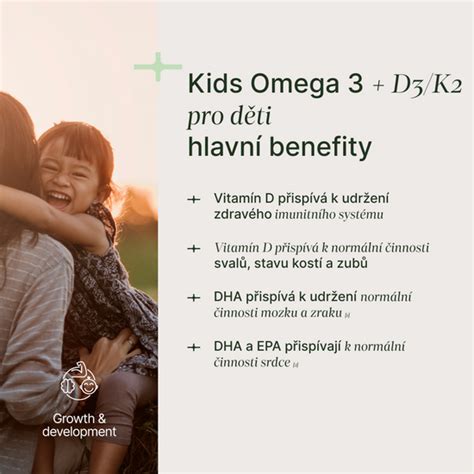 infografika znázorňující přínosy DHA a EPA pro vývoj mozku a očí dítěte