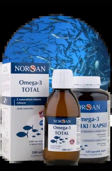 fotografie balení NORSAN Omega-3 Rybí olej v kapslích