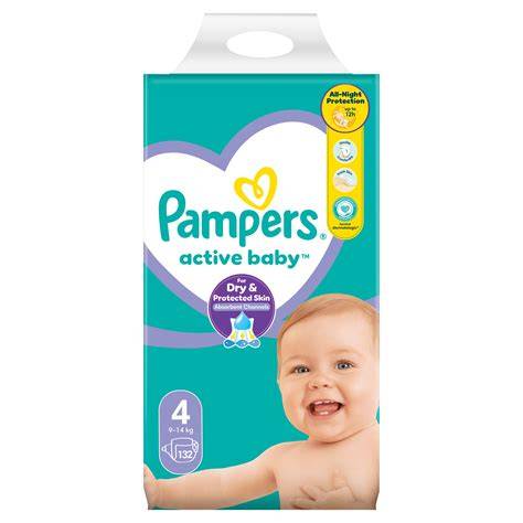 Mapa dostupnosti Pampers Active Baby ve velikosti 4