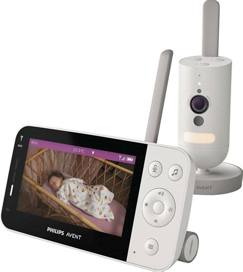 Ilustrační foto dětské chůvičky Philips Avent SCD721 s rodičovskou a dětskou jednotkou