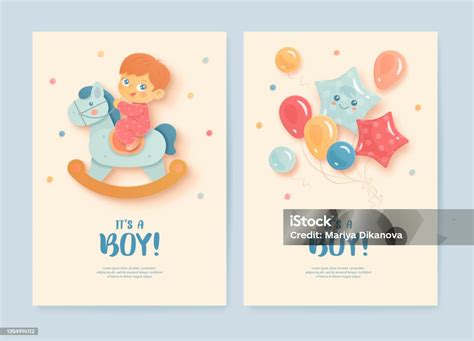 Ilustrace miminka s balónky