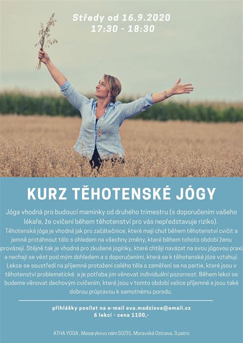 Infografika s klíčovými benefity těhotenské jógy