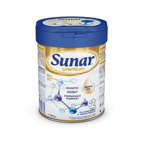 Fotografie balení Sunar Premium 2 a dvě sáčky po 300 g