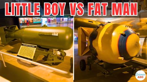 Infografika: srovnání Little Boy a Fat Man a jejich technických rozdílů