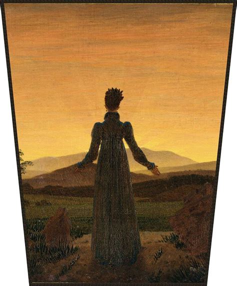 Ilustrace páru držícího se za ruce na pozadí zapadajícího slunce