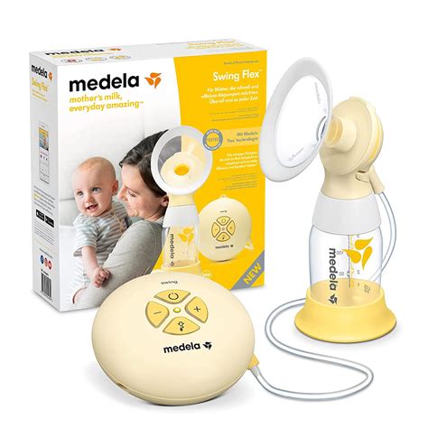 Infografika o dvoufázovém odsávání Medela Swing Flex a anatomie prsů