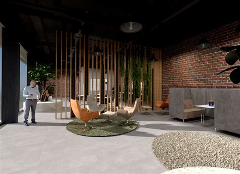 Interiér coworkingového prostoru MIMAMI SPACE