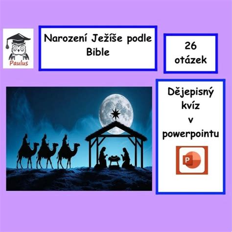 Infografika: Koloběh narození Ježíše a význam betlému