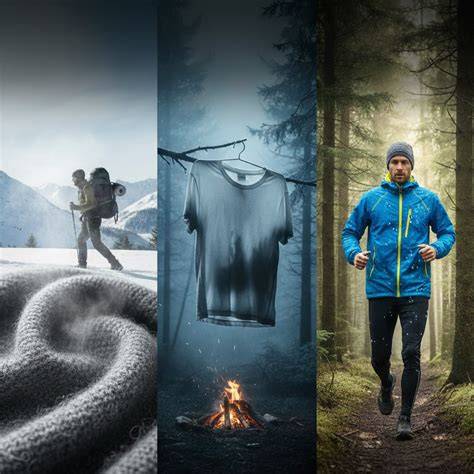 infografika: Jaké materiály a proč - porovnání bavlna vs. syntetika vs. outlast