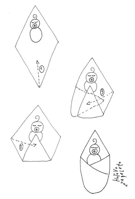 ilustrace miminka zavinutého v zavinovačce