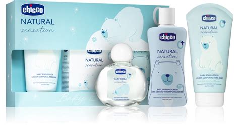 Ilustrace složení kosmetiky Chicco Natural Sensation s důrazem na přírodní ingredience