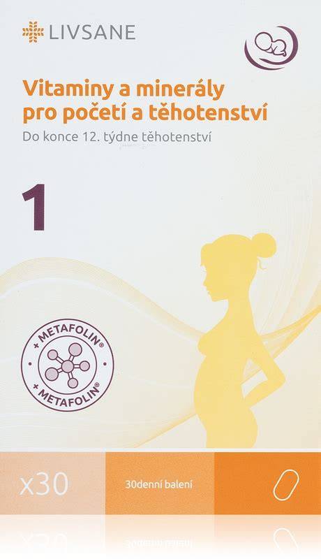 Infografika: Doplnění vitamínů a minerálů při plánování těhotenství