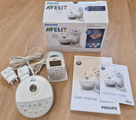 Ilustrační fotografie elektronické chůvičky Philips Avent SCD580 s rodičovskou a dětskou jednotkou