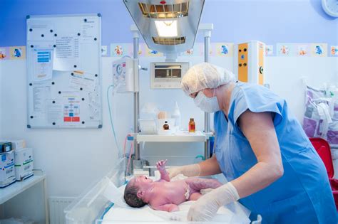 Půdorys Gynekologicko-porodnické kliniky s vyznačením umístění ambulancí a oddělení.