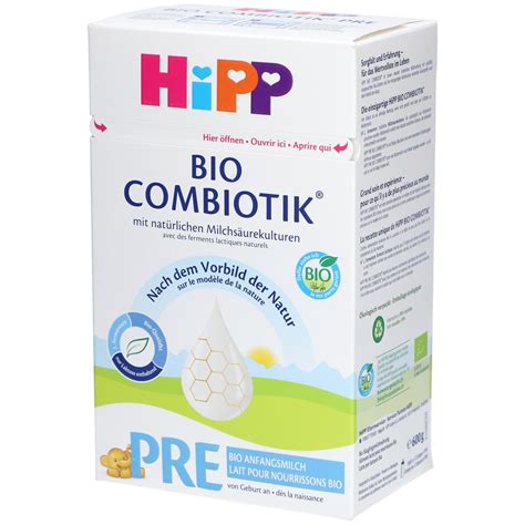 Schéma s vyobrazením klíčových složek HiPP BIO Combiotik a jejich přínosů pro dítě