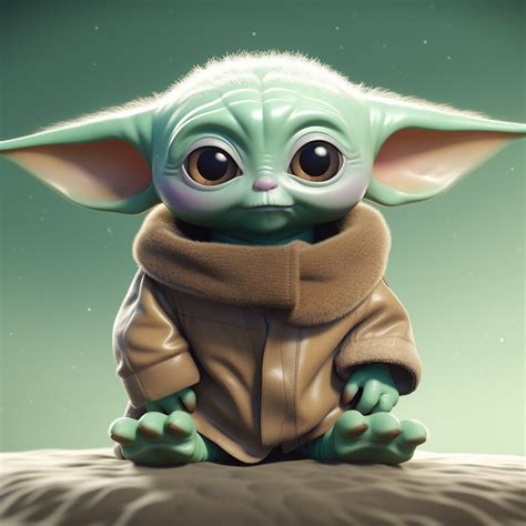 Dudlík s motivem Baby Yoda ze Star Wars