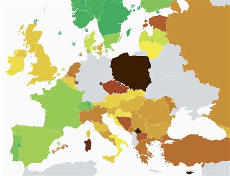 Mapa hlavních zdrojů pryskyřic pro propolis v evropském regionu