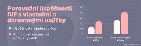 Infografika: Jak probíhá IVF s darovanými vajíčky