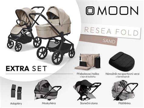 Kočárek Moon Resea 2.0 - kompaktní design a elegantní materiály