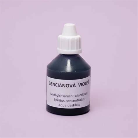 Infografika: Jak genciánová violeť působí a proč zbarvuje