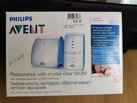 Dosah a čistota zvuku na Philips Avent SCD510: ukázka ikon a indikátorů