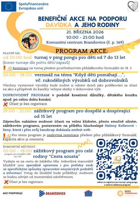 benefiční akce na pomoc dítěti
