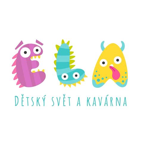 Logo šicí dílny Dětský svět a ukázky výrobků