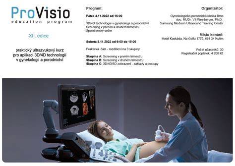 Infografika: Průběh ultrazvukového screeningu ve II. trimestru