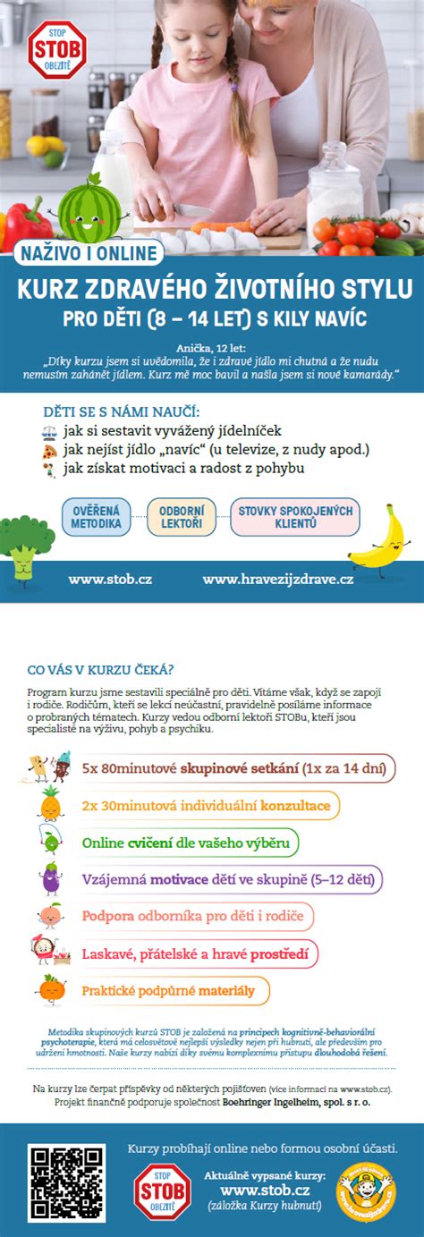 Ilustrace zdravého životního stylu dítěte s ovocem a zeleninou