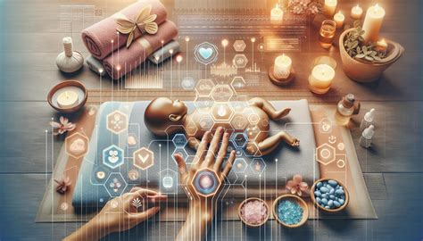 ilustrace miminka s masáží bříška