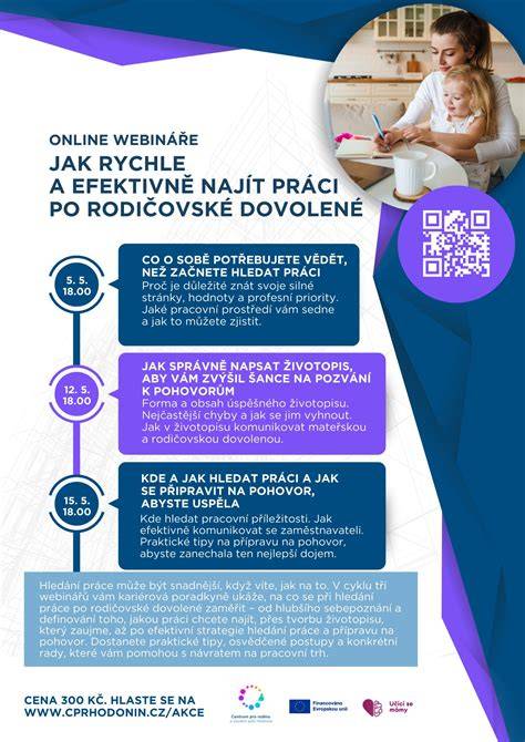 Infografika: Přehled rodičovské dovolené, možnosti kombinací práce a péče