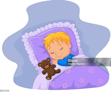 ilustrace miminka spícího v dřevěné postýlce