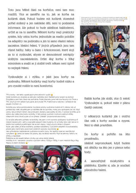 Infografika: Porovnání šířek a konfigurací kočárků pro dvojčata