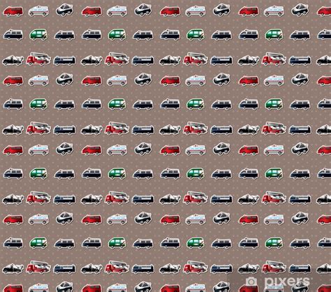 Ilustrace různých typů kočárků