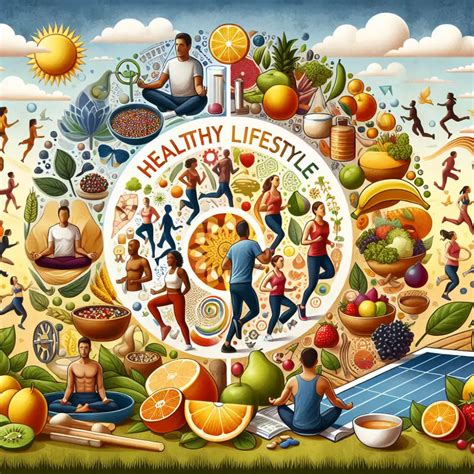 ilustrace znázorňující zdravý životní styl pro podporu plodnosti