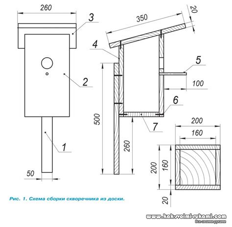 Nákres konstrukce křížového rámu pro dětský mobil