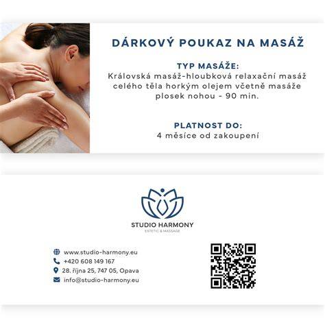 Ukázka masáže hráze olejem