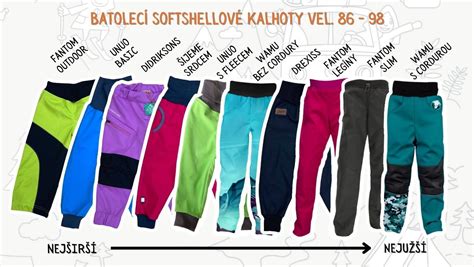 ukázka těhotenských softshellových kalhot