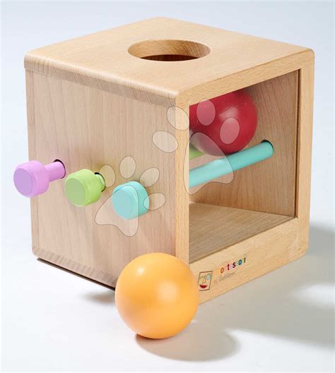 Montessori box s různými vkládačkami pro rozvoj jemné motoriky