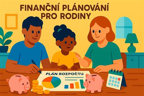 Ilustrační obrázek rodiny s dítětem, symbolizující finanční plánování a potřebu půjčky.