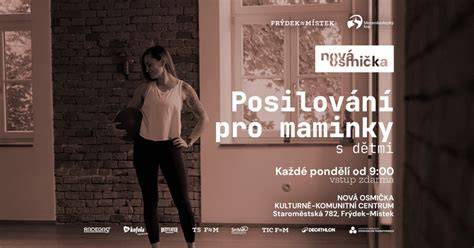 Fotografie z hodin pro maminky na mateřské - posilování středu těla