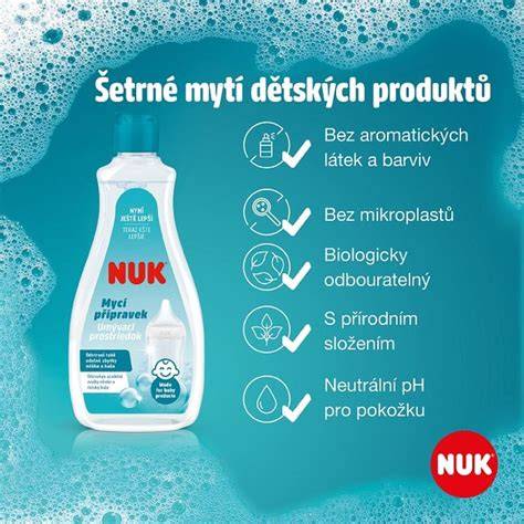 Graf: Podíl uživatelů doporučujících NUK mycí prostředek 80 %