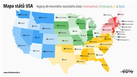 Mapa USA s vyznačenými státy, které mají zavedené programy placeného rodičovského volna.