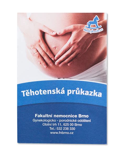 obálka těhotenské průkazky