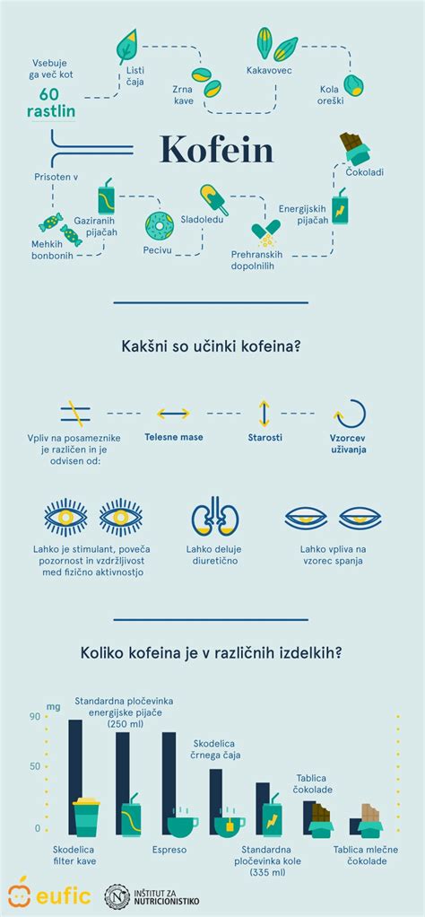 Infografika: Jak funguje kofein v těle matky a kojence (přenos kofeinu do mléka, polní hladiny, rychlost odbourávání)