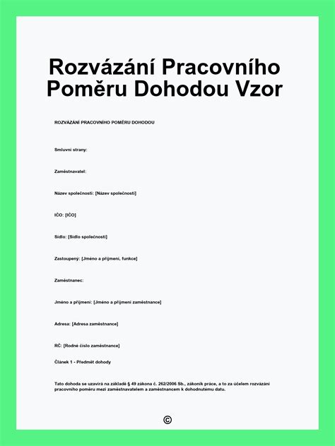 Infografika: Přehled možných způsobů rozvázání pracovního poměru, včetně podmínek a odstupného